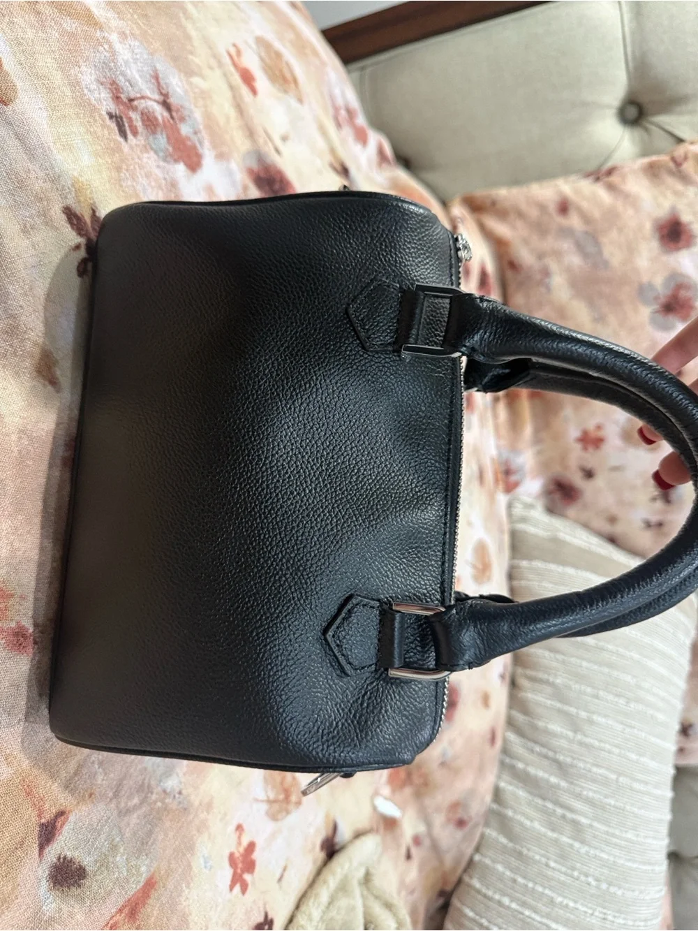 Zadig & Voltaire Black Women's Leather Top-Handle Bag
